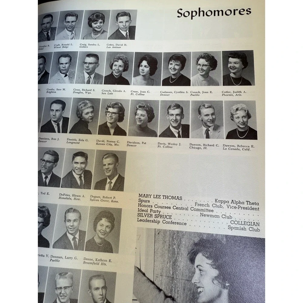 Vintage Silver Spruce Yearbook‎ 1961 Colorado State University CSU